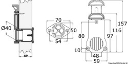 Drain plug w/valve 16/63 mm 